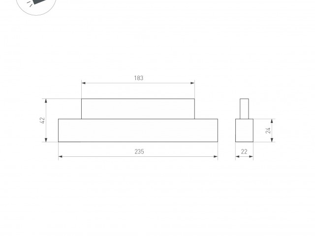 Светильник MAG-ORIENT-FLAT-L235-8W Warm3000 (BK, 80 deg, 48V) (Arlight, IP20 Металл, 5 лет) фото:14