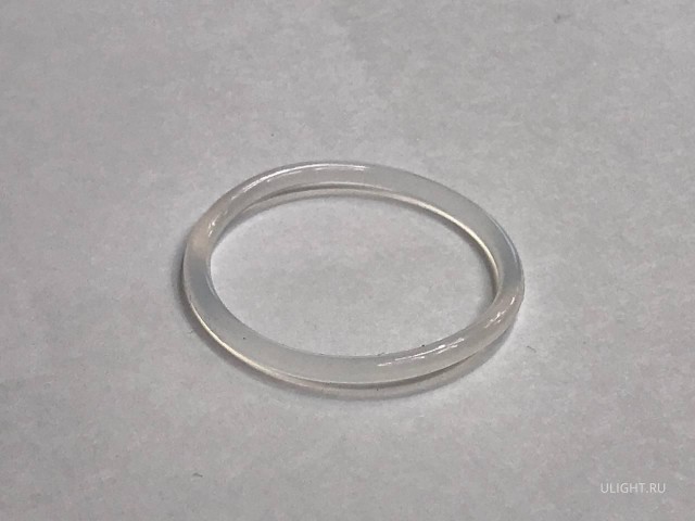 Силиконовое кольцо 34x2.5mm прозрачное фото:1