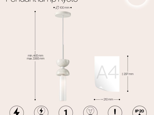 Подвесной светильник Maytoni MOD178PL-01W фото:12