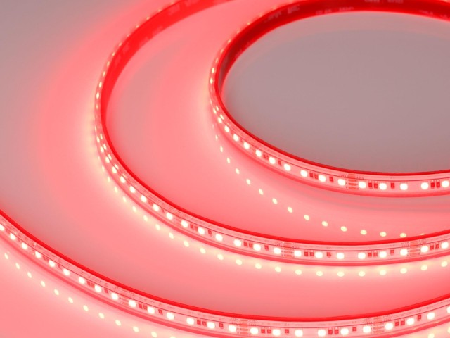 Лента герметичная RTW-PS-A120-10mm 24V RGB (12 W/m, IP67, 2835, 5m) (Arlight, 5 лет) фото:1