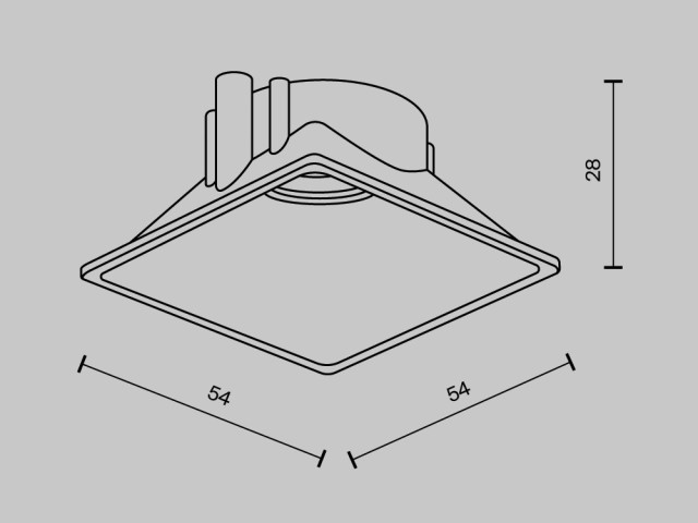 Аксессуар Technical Ring8-10W-SQ-BS фото:5