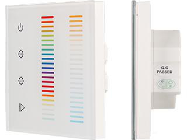 Панель Sens SR-2834-5C-AC-RF-IN White (220V,RGB+CCT,1 зона) (Arlight, IP20 Пластик, 3 года) фото:3