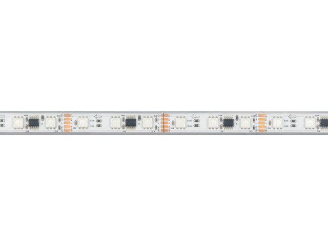 Лента герметичная DMX-PS-B60-12mm 12V RGB-PX3 (14 W/m, IP67, 5060, 5m) (Arlight, -) фото:4
