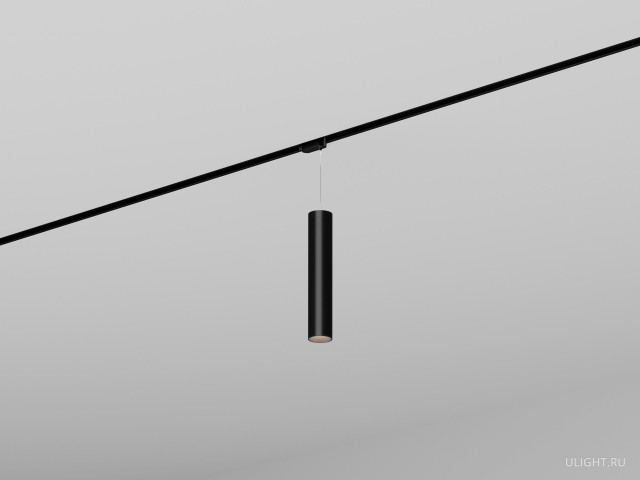 Подвесной трековый светильник HOKASU Tube Hang TR2 (55-320/ral9003 – 10w/5090/10deg) фото:7