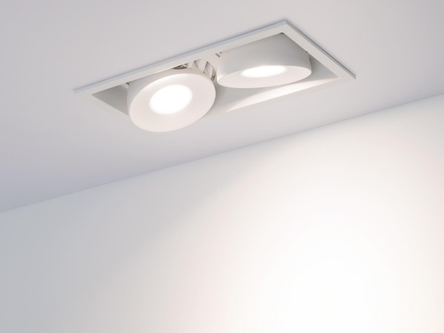 Светильник CL-SIMPLE-S148x80-2x9W Day4000 (WH, 45 deg) (Arlight, IP20 Металл, 3 года) фото:21