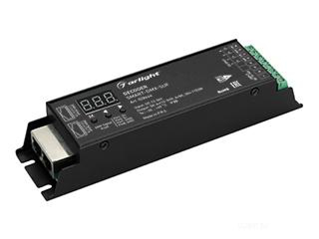 Декодер SMART-DMX-SUF (12-36V, 4x8A, RJ45) (Arlight, IP20 Металл, 5 лет) фото:4