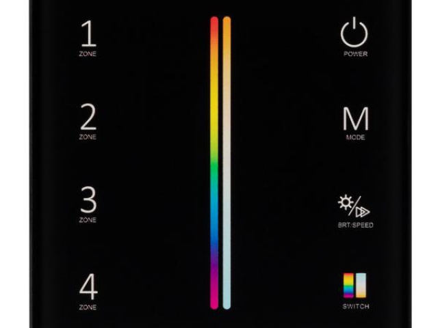 Панель Sens SMART-P55-MULTI Black (3V, 4 зоны, 2.4G) (Arlight, IP20 Пластик, 5 лет) фото:8