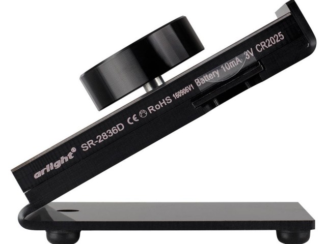 Панель Rotary SR-2836D-RF-UP Black (3V, DIM) (Arlight, IP20 Пластик, 3 года) фото:1