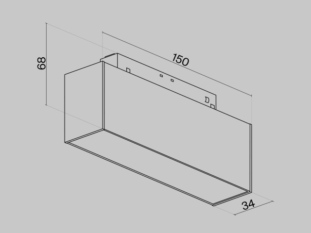 Трековый светильник Technical TR012-2-7W3K-B фото:1