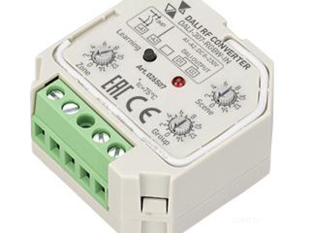 INTELLIGENT ARLIGHT Конвертер RF-сигнала DALI-307-RGBW-IN (DALI-BUS, RF, PUSH) (IARL, -) фото:2