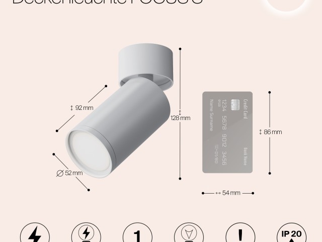 Потолочный светильник Technical C050CL-U-1W фото:10