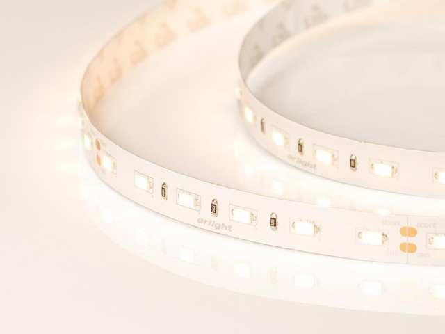 Лента ULTRA-5000 24V Warm2400 2xH (5630, 300 LED, LUX) (Arlight, 27 Вт/м, IP20) фото:10