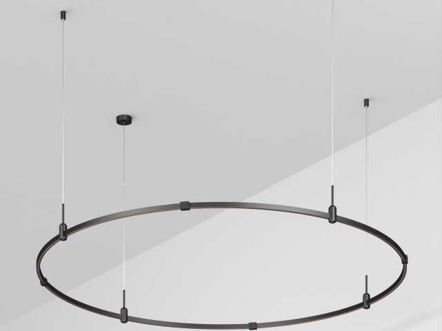 Основание ART-APRIORI-ROUND-HANG-R1500 (BK) (Arlight, IP20 Металл, 3 года) фото:1