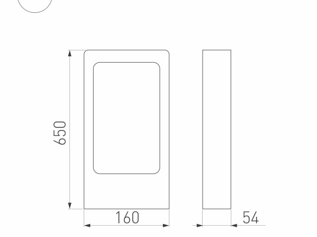 Светильник LGD-PATH-FRAME-H650-7W Warm3000 (BK, 100 deg, 230V) (Arlight, IP65 Металл, 3 года) фото:4