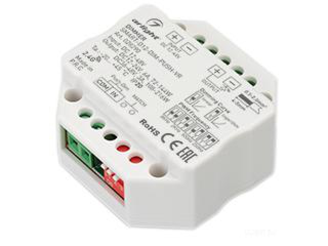 Диммер SMART-D12-DIM-PUSH-VR (12-48V, 1x6A, 2.4G) (Arlight, IP20 Пластик, 5 лет) фото:3