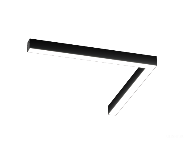 Светильник HOKASU Corner 35/40 (RAL9005/1250x1250mm/LT70 — 4K/52W) фото:1