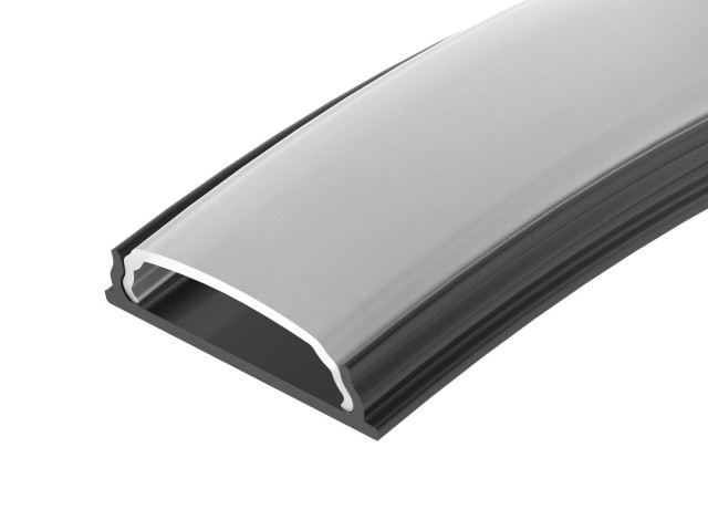 Профиль ARH-BENT-W18-2000 ANOD BLACK (Arlight, Алюминий) фото:1