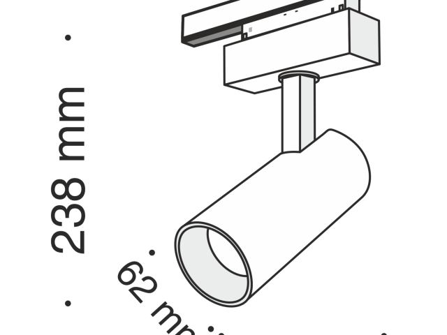 Трековый светильник Technical TR019-2-10W3K-W фото:12
