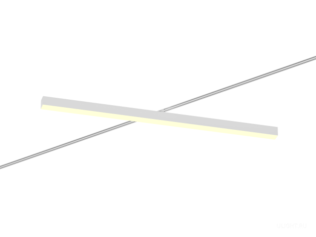 Трековый светильник 6063 5050 TR2 (RAL9003/1250mm/LT70 — 3K/48W) фото:1