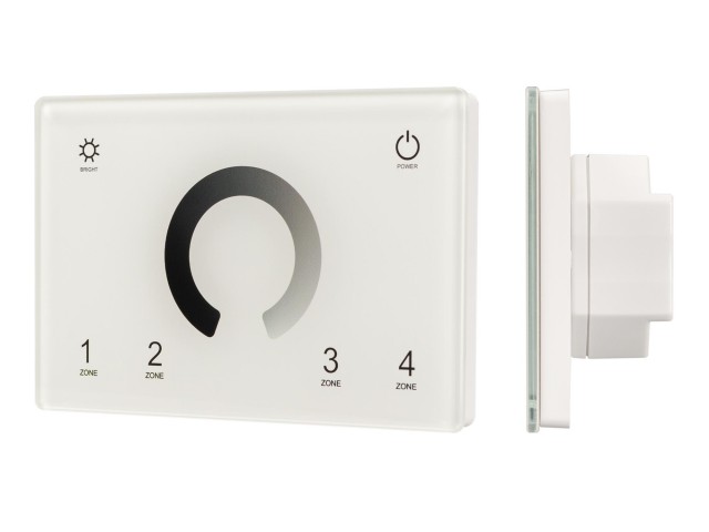 Панель Sens SMART-P79-DIM White (230V, 4 зоны, 2.4G) (Arlight, IP20 Пластик, 5 лет) фото:2