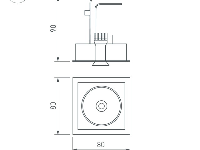 Светильник CL-SNODO-LUM-S80x80-9W Warm3000 (BK, 45 deg) (Arlight, IP20 Металл, 3 года) фото:8