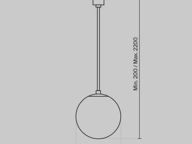 Подвесной светильник Technical P039PL-5W3K-20-B фото:13