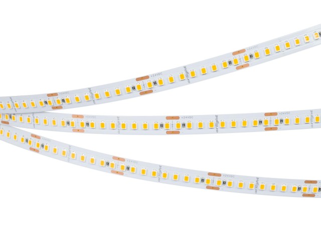 Лента UL-A180-10mm 24V Warm3500 (12 W/m, IP20, 5m) (Arlight, высок.эфф.180 лм/Вт) фото:4