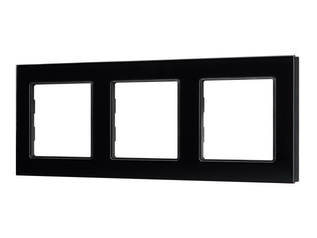 Рамка стеклянная FRM-GLARE-GS-3-BK (Arlight, -) фото:2