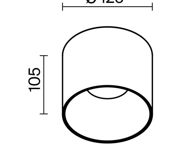 Потолочный светильник Technical C064CL-01-25W3K-RD-B фото:3