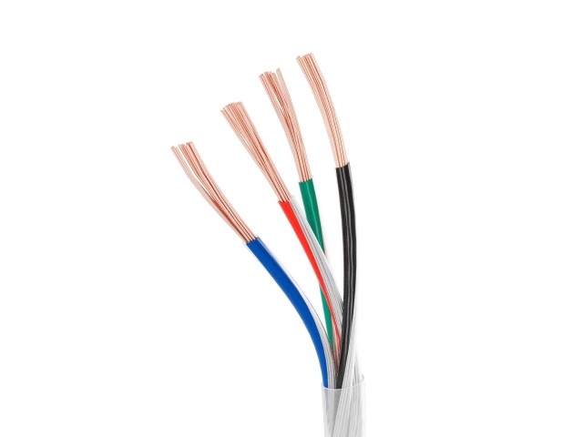 Провод питания ARL-20AWG-CLEAR-4Wire-CU-Double (4x0.75mm) (Arlight, -) фото:2