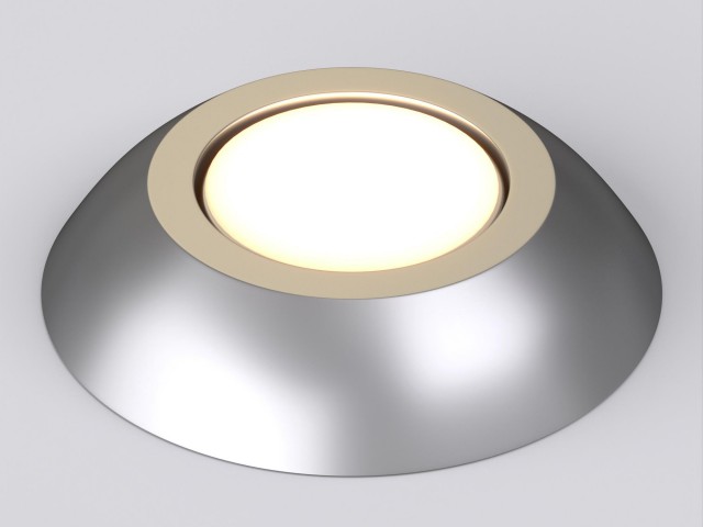 Накладка ART-DECK-CAP-DOME-R50 (SL, STEEL) (Arlight, Металл) фото:8