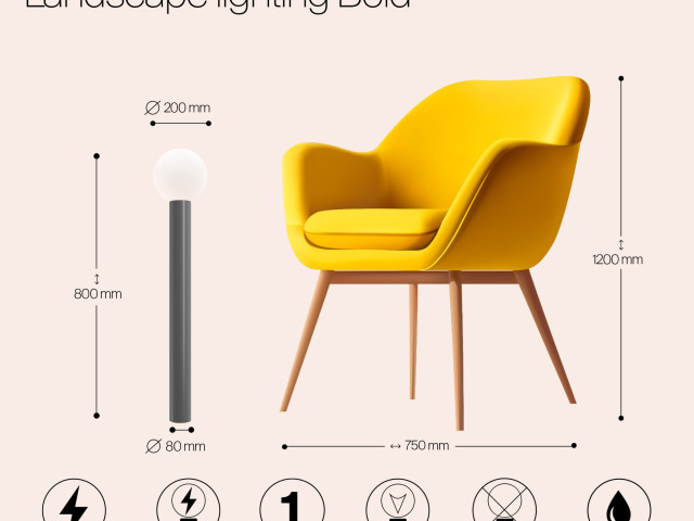 Ландшафтный светильник Outdoor O598FL-01GR фото:13