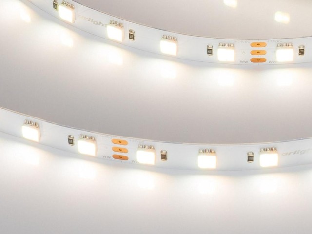 Лента RT-B60-10mm 24V White-MIX 2Ch (14.4 W/m, IP20, 5060, 5m) (Arlight, Изменяемая ЦТ) фото:4