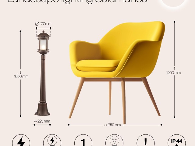 Ландшафтный светильник Outdoor O031FL-01BR фото:5