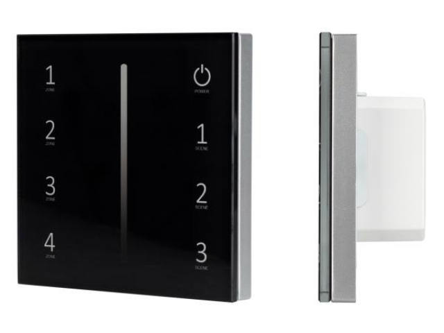 Панель SMART-P34-DIM-IN Black (230V, 0-10V, Sens, 2.4G) (Arlight, IP20 Пластик, 5 лет) фото:6
