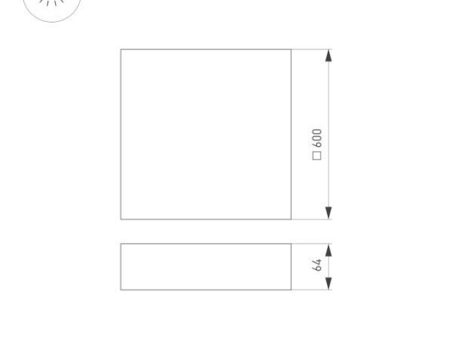 Светильник IM-QUADRO-EMERGENCY-3H-S600x600-64W Warm3000 (BK, 120 deg, 230V) (Arlight, IP40 Металл, 2 года) фото:5