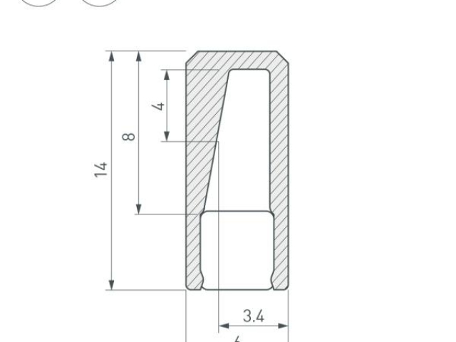 Профиль с экраном ALU-NANO-6-2000 ANOD+SILICONE (Arlight, Алюминий) фото:3