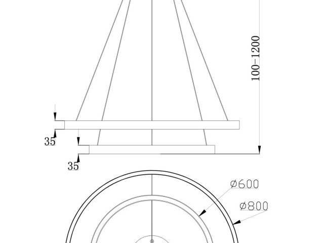 Подвесной светильник Maytoni MOD058PL-L74W4K фото:8