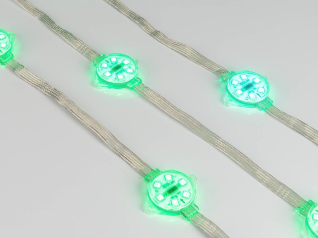 Модуль управляемый VISOR-DMX-5060-6-24V RGB 120deg (D40x12mm, 1.5W, IP68) (Arlight, Пластик, 3 года) фото:16