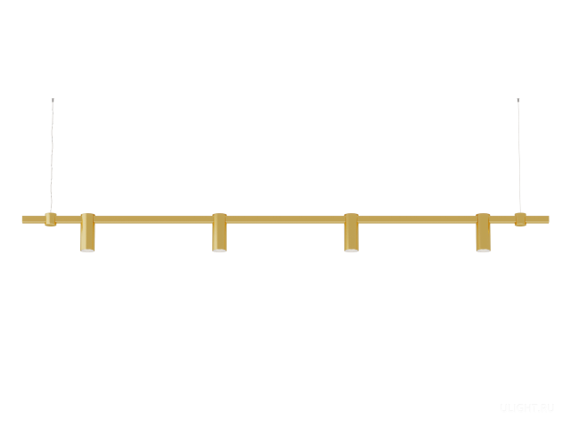 Подвесной светильник HOKASU PL9 (GOLD/2000mm – D55/140mm/3K/40W/38deg) фото:1