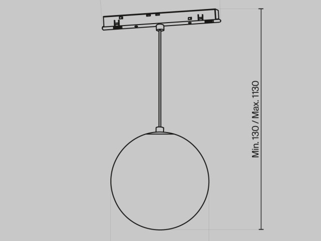 Трековый светильник Technical TR039-4-5WTW-DD-B фото:2