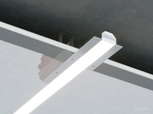 Линейный светильник HOKASU 49/32 edgeless (Anod/1250mm/LT70 — 3K/26W) фото:4