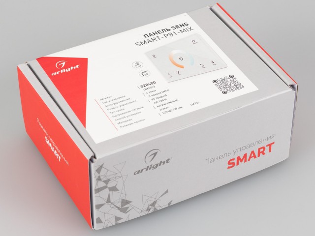 Панель Sens SMART-P81-MIX White (230V, 4 зоны, 2.4G) (Arlight, IP20 Пластик, 5 лет) фото:2