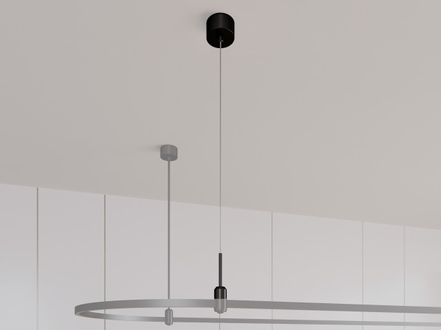 Подвес с питанием ART-APRIORI-CANOPY-HANG-A-L5000-POWER(BK) (Arlight, IP20 Металл, 3 года) фото:1