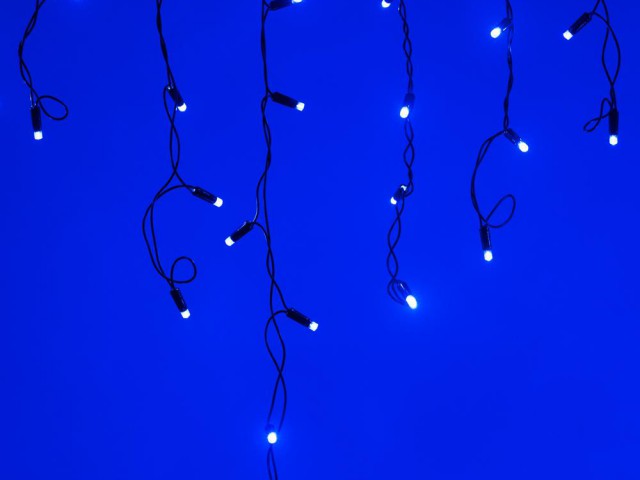 Светодиодная гирлянда ARD-EDGE-CLASSIC-2400x600-BLACK-88LED-STD BLUE (230V, 6W) (Ardecoled, IP65) фото:5