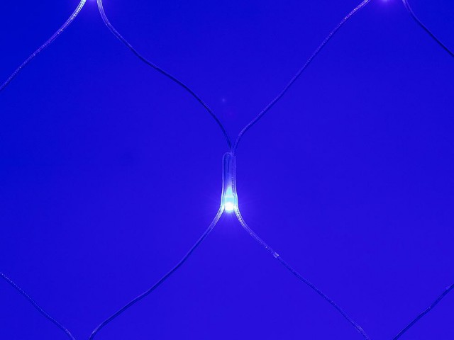 Светодиодная гирлянда ARD-NETLIGHT-HOME-1500x1500-CLEAR-150LED Blue (230V, 12W) (Ardecoled, IP20) фото:3