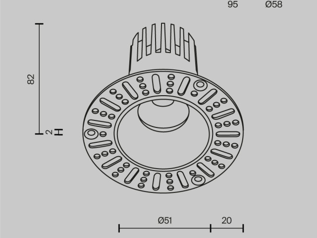 Встраиваемый светильник Technical DL119-10W-4K-TRS-W фото:9