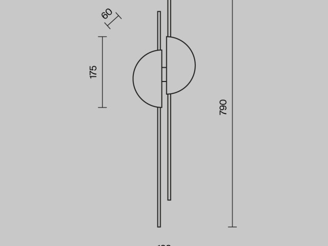 Настенный светильник (бра) Maytoni MOD179WL-L22BS4K1 фото:8