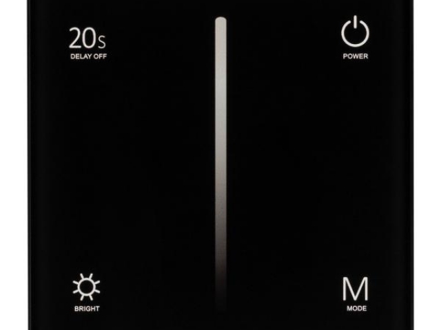 Панель SMART-P6-DIM-G-IN Black (12-24V, 4x3A, Sens, 2.4G) (Arlight, IP20 Пластик, 5 лет) фото:7