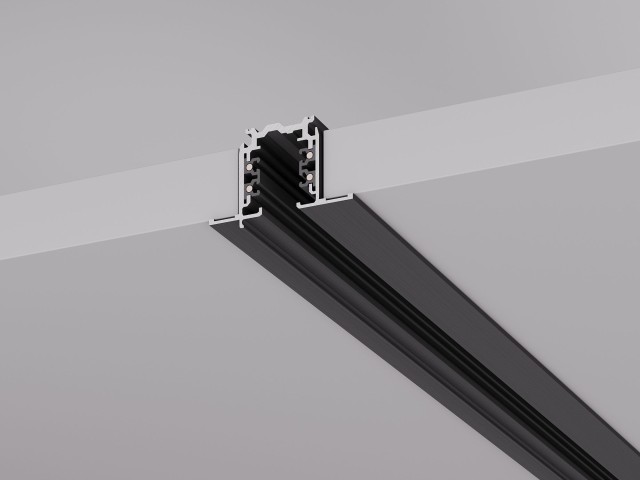Трек встраиваемый LGD-4TR-TRACK-F-2000-BK-M (D) (Arlight, IP20 Металл, 3 года) фото:3